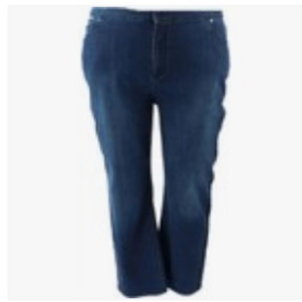 Dennis Basso Stretch Straight Leg Jeans 26W - Picture 3 of 4